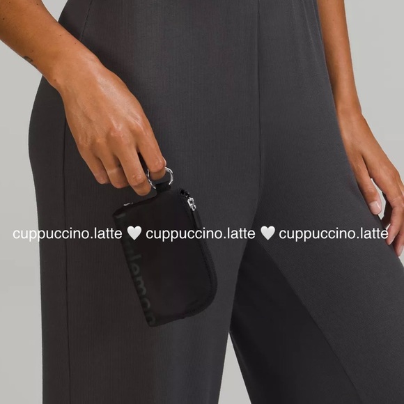 🖤NWT🖤Lululemon Athletica ‘Clippable Card Pouch’ Wallet in Black - Picture 4 of 12